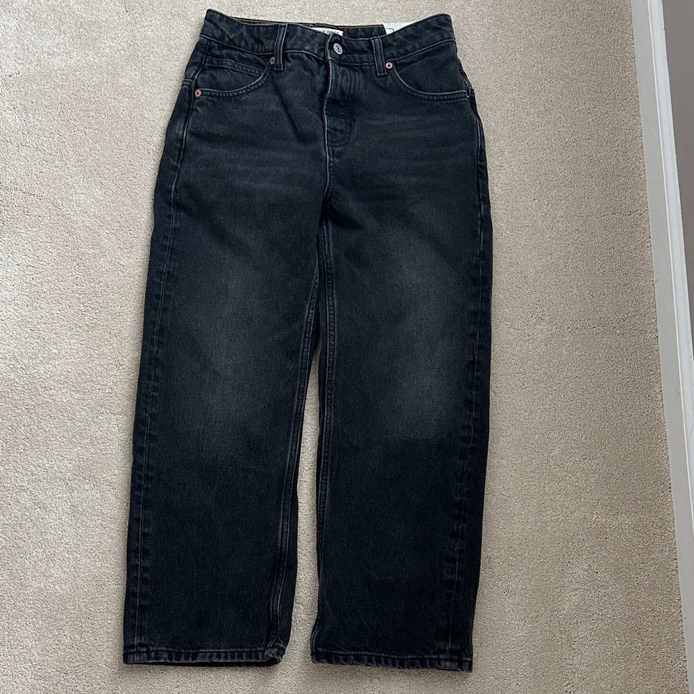 We The Free Women's Black Straight Leg Jeans